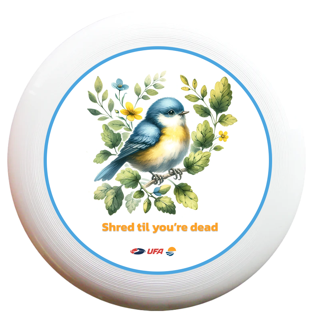 Shred Til You're Dead Frisbee