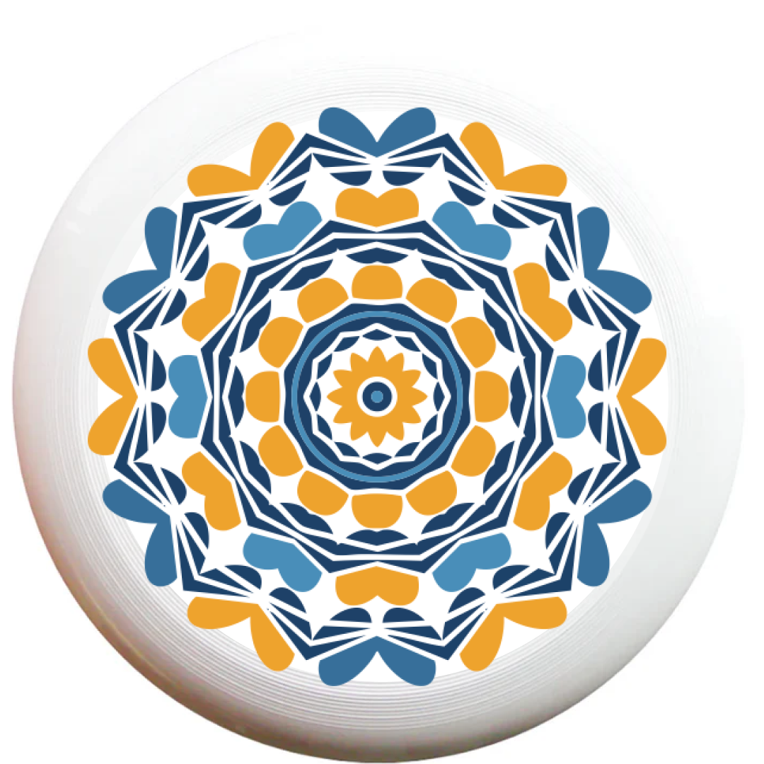 Kaleidoscope Frisbee