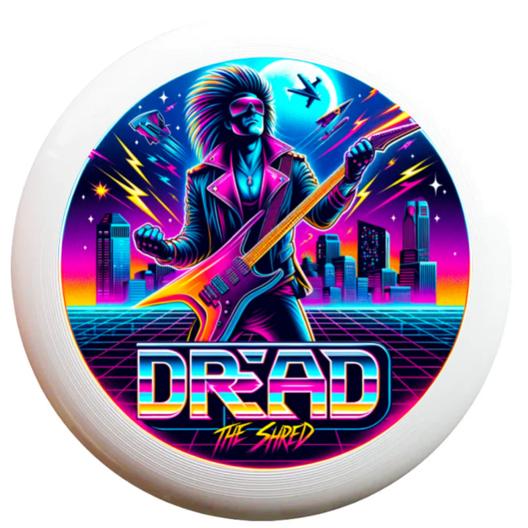 80s Dread the Shred Frisbee – Salt Lake Shred