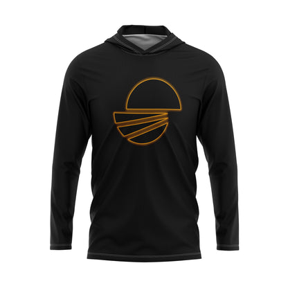 Black Eclipse Sun Hoodie